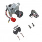 CONTACTEUR A CLE SCOOT ADAPTABLE MBK 50 OVETTO 2003>2007/YAMAHA 50 NEOS 2003>2007 (5 FILS) (AVEC SERRURE DE SELLE) -QUALITE PREMIUM- 3700948058008