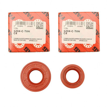 BEARING FOR CRANKSHAFT+SEALS FOR SCOOT P2R RACING FOR MBK 50 BOOSTER, NITRO/YAMAHA 50 BWS, AEROX/APRILIA 50 SR/CPI 50 ARAGON/GENERIC 50 IDEO/KEEWAY 50 FOCUS (KIT 6204 FAG POLYAMIDE) 3701213409488