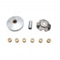 VARIATOR FOR SCOOT PIAGGIO 50 ZIP 4STROKE, LX 4STROKE 2009 4 VALVES, LIBERTY 4STROKE 2000>2002, VESPA ET4 2000>2005/GILERA 50 DNA, RUNNER PURE-JET 2004>/APRILIA 50 SCARABEO 4STROKE 2006>2009 -SELECTION P2R- 1003200200001