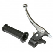 BRAKE HANDLE FOR MOPED PIAGGIO 50 CIAO PX 1978> - WITH METALIC BRAKE LEVER - LEFT -DOMINO-