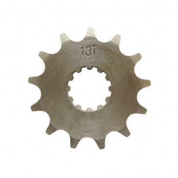 GEARBOX OUTPUT SPROCKET FOR 50cc MOTORBIKE MINARELLI 50 AM6 428 13 TEETH/MBK 50 X-POWER/YAMAHA 50 TZR/PEUGEOT 50 XPS/RIEJU 50 SMX -SELECTION P2R- 3700948090770