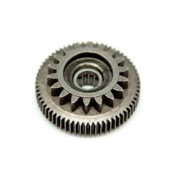 PIGNON INTERMEDIAIRE DE DEMARREUR SCOOT ADAPTABLE MBK 50 BOOSTER, NITRO, MACH G, OVETTO 2T, STUNT / YAMAHA 50 BWS, AEROX, JOG R, NEOS 2T, SLIDER / MALAGUTI F10, F12, F15 / APRILIA 50 SR -P2R- 3700948090862
