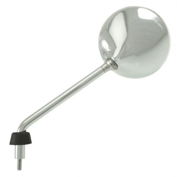 RETROVISEUR ADAPTABLE PIAGGIO 50-125 VESPA LX 2009>, 150 VESPA LX 2012> GAUCHE CHROME (OE CM020412) (HOMOLOGUE CE) -SELECTION P2R- 1227611700001