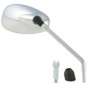 RETROVISEUR ADAPTABLE PIAGGIO 125-300 BEVERLY 2010> DROIT CHROME (OE CM179905) (HOMOLOGUE CE) -SELECTION P2R- 1227707700001