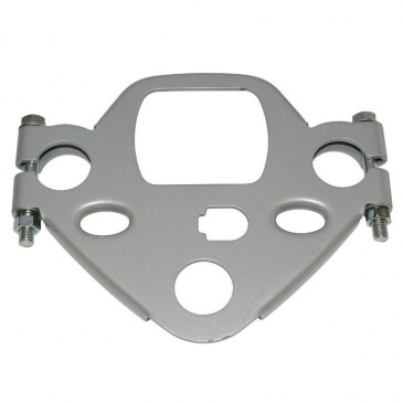 PLATINE SUPERIEURE DE FOURCHE CYCLO ADAPTABLE PEUGEOT 103 MVL, VOGUE GRIS -SELECTION P2R- 3700948140420