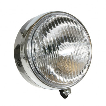 PHARE/PROJECTEUR CYCLO ADAPTABLE MBK 51 SWING ROND NOIR -SELECTION P2R- 3700948140390