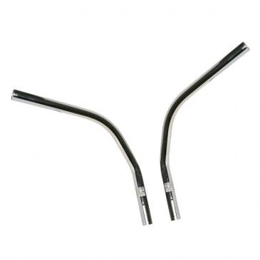 GUIDON CYCLO ADAPTABLE PEUGEOT 103 MVL ACIER CHROME (PAIRE) -SELECTION P2R- 3701213401000