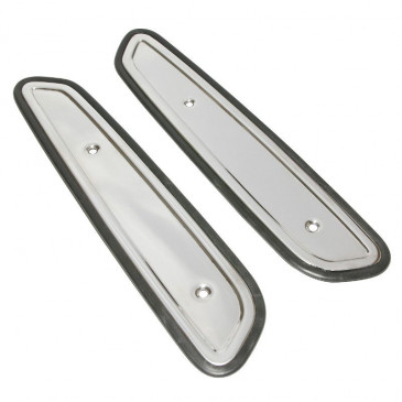 DECORATIVE SIDE BOARD (FOR TANK) FOR MOPED PEUGEOT 103 MVL-CHROME (PAIR) SELECTION P2R