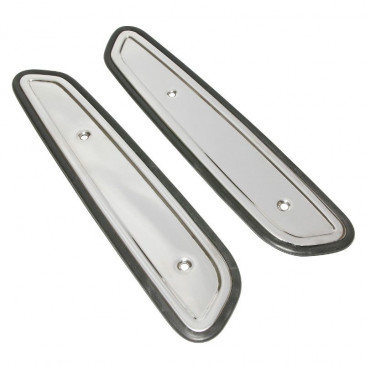 DECORATIVE SIDE BOARD (FOR TANK) FOR MOPED PEUGEOT 103 MVL-CHROME (PAIR) SELECTION P2R 3700948139981