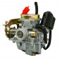 CARBURATEUR SCOOT ADAPTABLE SCOOT 50 CHINOIS 4T GY6,139QMB/PEUGEOT 50 KISBEE 4T, V-CLIC 4T/KYMCO 50 AGILITY 4T/SYM 50 ORBIT 4T/BAOTIAN 50 BT49QT 4T (DIAM 18mm ORIGINE) -P2R QUALITE ECO- 3700948063699