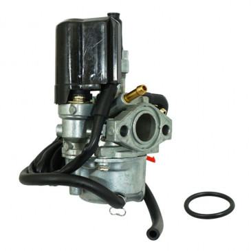 CARBURATEUR SCOOT ADAPTABLE PEUGEOT 50 TKR, SPEEDFIGHT 1 ET 2, BUXY, ELYSEO, TREKKER (AVEC STARTER ELECTRIQUE ET JOINT TORIQUE ADMISSION) (DIAM 16mm) -P2R- 3700948063682