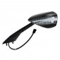 MIRROR FOR MOTORBIKE APRILIA 1000 RSV-4 2015> LEFT BLACK WITH INDICATOR (OE 2B001544) (CEE APPROVED) -SELECTION P2R - 1227623500001