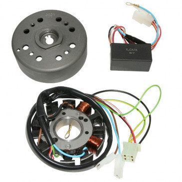 IGNITION FOR MODED KRD ANALOG WITH EXTERNAL ROTOR FOR PEUGEOT 103 MVL-SP "small cone" (6V AND ELECTRONIC IGNITION)