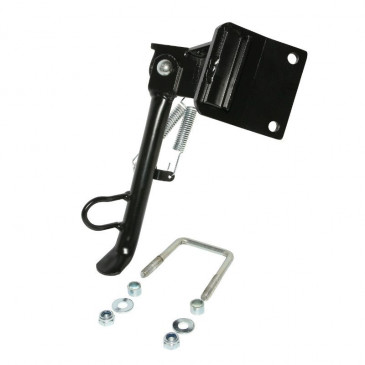 SIDE STAND FOR SCOOT MBK 50 OVETTO 2STROKE/ 4STROKE 2008>/YAMAHA 50 NEOS 2STROKE / 4STROKE 2008> BLACK -SELECTION P2R-