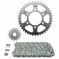 KIT CHAINE ADAPTABLE KAWASAKI 600 ZX-6R 1998>2002, 636 ZX-6R 2002 525 15x40 (DIAM COURONNE 80/104/10.5) (DEMULTIPLICATION ORIGINE) -AFAM- 5400598040450