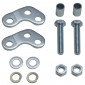 SHOCK ABSORBER RISER FOR 50cc MOTORBIKE P2R FOR DERBI 50 SENDA/GILERA 50 SMT, RCR SILVER (Ø 12mm) 3700948151921