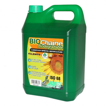 OIL FOR CHAINSAW MINERVA BIO CHAIN 68 SPECIALE BIODEGRADABLE (5L) (100% MADE IN FRANCE) 3324960006757