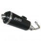 EXHAUST FOR MAXISCOOTER POLINI BLACK FOR PIAGGIO 125 VESPA SPRING 2016> I-JET, VESPA PRIMAVERA 2016> I-JET (190.2001) 3700948180464