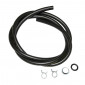 ROBINET ESSENCE CYCLO ADAPTABLE PEUGEOT 103 SP-MVL AVEC DURITE NOIR + COLLIERS -SELECTION P2R- 3701213408009