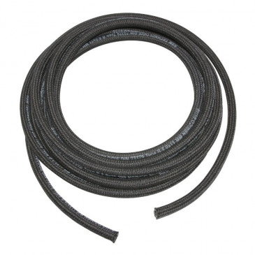 FUEL HOSE NBR 6X11 BLACK SPECIAL FOR HYDROCARBONS WITH INNER TEXTILE BELT ( 5M)