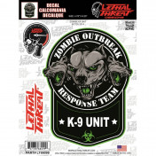 STICKER LETHAL THREAT ZOMBIE K9 UNIT (150x200mm) (LT88099) 3700948158265