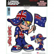 STICKER LETHAL THREAT AUSTRALIA DUDE (15x20cm) (LT88413) 3700948158418