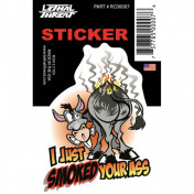 STICKER LETHAL THREAT SMOKED YOUR ASS (7x11cm) (RC00007) 3700948178607
