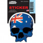 STICKER LETHAL THREAT AUSTRALIAN SKULL (7x11cm) (RC00101)
