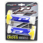 GRIP- PROGRIP OFF ROAD 788 TRIPLE DENSITY SPECIAL EDITION WHITE/BLUE/YELLOW 115mm (PAIR) (CROSS/MX) 0801766077769