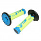 REVETEMENT POIGNEE PROGRIP MOTO OFF ROAD 788 TRIPLE DENSITE SPECIAL EDITION FLUO DESIGN BLEU LIGHT/JAUNE FLUO/NOIR CLOSED END 115mm (CROSS/MX) (PAIRE) 0801766078391