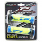 REVETEMENT POIGNEE PROGRIP MOTO OFF ROAD 788 TRIPLE DENSITE SPECIAL EDITION FLUO DESIGN BLEU LIGHT/JAUNE FLUO/NOIR CLOSED END 115mm (CROSS/MX) (PAIRE) 0801766078391