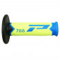 REVETEMENT POIGNEE PROGRIP MOTO OFF ROAD 788 TRIPLE DENSITE SPECIAL EDITION FLUO DESIGN BLEU LIGHT/JAUNE FLUO/NOIR CLOSED END 115mm (CROSS/MX) (PAIRE) 0801766078391