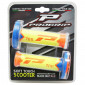 REVETEMENT POIGNEE PROGRIP MOTO OFF ROAD 788 TRIPLE DENSITE SPECIAL EDITION FLUO DESIGN ORANGE FLUO/JAUNE FLUO/BLEU LIGHT CLOSED END 115mm (CROSS/MX) (PAIRE) 0801766078353