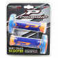 GRIP- PROGRIP OFF ROAD 788 TRIPLE DENSITY SPECIAL EDITION FLUO ORANGE/BLUE/BLUE LIGHT 115mm (PAIR) (CROSS/MX) 0801766078377