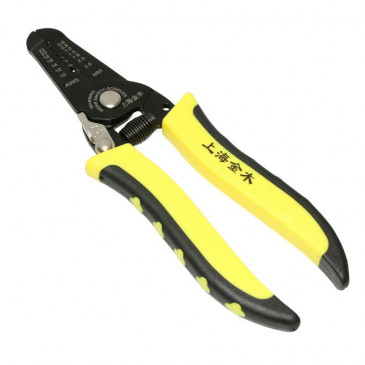 PINCE A DENUDER/COUPER FILS ELECTRIQUES P2R 153 mm NOIR JAUNE -P2R-