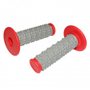 GRIP- REPLAY COBBLESTONE OFF ROAD - GREY/RED (115mm) (PAIR) 3700948093443