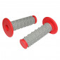 GRIP- REPLAY COBBLESTONE OFF ROAD - GREY/RED (115mm) (PAIR) 3700948093443