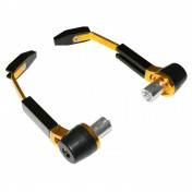 LEVER GUARDS REPLAY RR ALUMINIUM-- ADJUSTABLE - GOLDEN/BLACK - WITH NOZZLES FOR ANY TYPE OF HANDLEBAR 13/17 mm) (PAIR) 3700948093474
