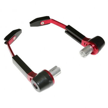 LEVER GUARDS REPLAY RR ALUMINIUM- ADJUSTABLE - RED/BLACK - WITH NOZZLES FOR ANY TYPE OF HANDLEBAR 13/17 mm) (PAIR)-