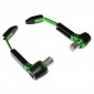 LEVER GUARDS REPLAY RR ALUMINIUM- ADJUSTABLE - GREEN/BLACK - WITH NOZZLES FOR ANY TYPE OF HANDLEBAR 13/17 mm) (PAIR)