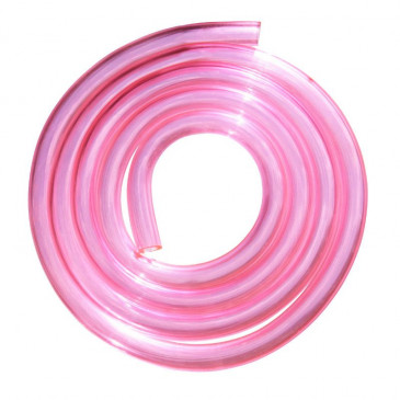 FUEL HOSE REPLAY PU 5x9 TRANSPARENT PINK (1 M) 3700948093634