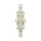 FUEL FILTER CYLINDRICAL PLASTIC TRANSPARENT Ø 8mm (SOLD BY UNIT)