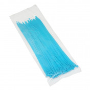 COLLIER DE SERRAGE NYLON TYPE RILSAN 2,5x200mm BLEU FLUO (VENDU PAR 100) -P2R- 3700948094266