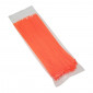 COLLIER DE SERRAGE NYLON TYPE RILSAN 3,6x250mm ORANGE FLUO (VENDU PAR 100) -P2R- 3700948094334