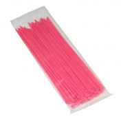 COLLIER DE SERRAGE NYLON TYPE RILSAN 3,6x250mm ROSE FLUO (VENDU PAR 100) -P2R- 3700948094341