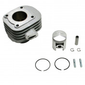 CYLINDRE SCOOT ADAPTABLE MBK 50 OVETTO 2T, MACH G/YAMAHA 50 NEOS 2T, JOG/APRILIA 50 SR/MALAGUTI 50 F10 -ALU NIKASIL AIRSAL-