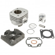 HAUT MOTEUR SCOOT ADAPTABLE MBK 50 OVETTO 2T, MACH G/YAMAHA 50 NEOS 2T, JOG/APRILIA 50 SR/MALAGUTI 50 F10, F12 -ALU NIKASIL AIRSAL-