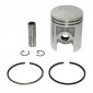 PISTON SCOOT AIRSAL POUR MBK 50 OVETTO 2T, MACH G/YAMAHA 50 NEOS 2T, JOG/APRILIA 50 SR/MALAGUTI 50 F10 (POUR CYLINDRE ALU AIRSAL)