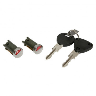 LOCK BARREL (FOR IGNITION SWITCH) FOR SCOOT 50 ZIP 2STROKE/4STROKE PIAGGIO 50 TYPHOON 2011>, LIBERTY, FLY 4 STROKE (Ø 13mm) (SOLD PER 2) P2R 3700948096796
