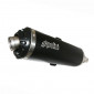 EXHAUST FOR MAXISCOOTER POLINI BLACK FOR PIAGGIO 500 MP3 (CEE APPROVED) (190.0065) 8054705112492